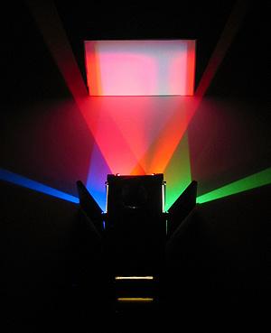 Projector lantern on